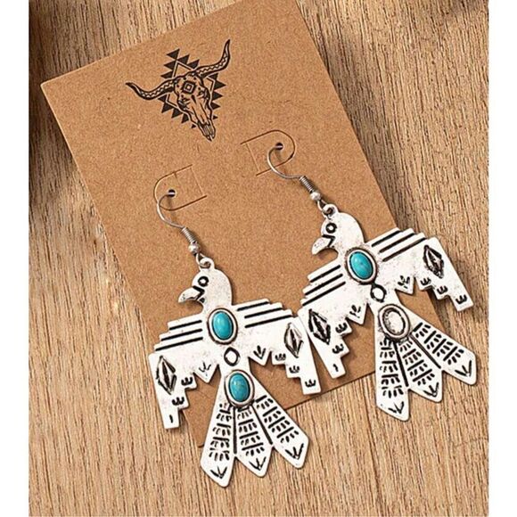 Phoenix Thunderbird Earrings - Picture 5 of 7